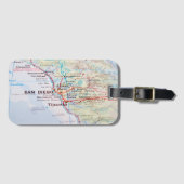 United States 1830 Historical Vintage Map Gepäckanhänger (Vorderseite (Horizontal))