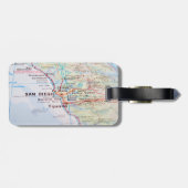 United States 1830 Historical Vintage Map Gepäckanhänger (Rückseite horizontal)