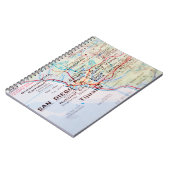 United States 1830 Historical Vintage Map Notizblock (Linke Seite)