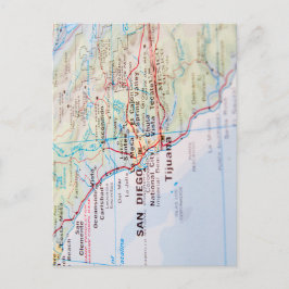 United States 1830 Historical Vintage Map Postkarte