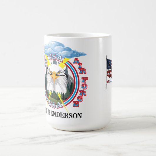 United States Air Force Vereran Kaffeetasse (Mittel)
