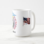 United States Air Force Vereran Kaffeetasse (VorderseiteRechts)