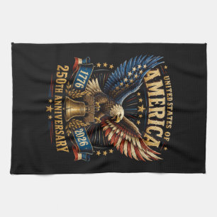 United States America 250. Jubiläum Adler Geschirrtuch