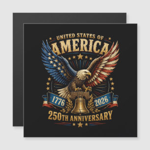 United States America 250. Jubiläum Adler Magnetkarte