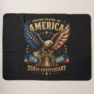 United States America 250. Jubiläum Adler Sherpadecke