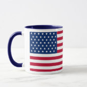 United States Flag Custom Mug - Flag of USA Tasse (Links)