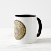 United States Liberty Eagle Coin Art Tasse (VorderseiteRechts)