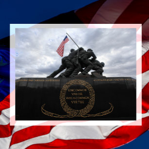 United States Marine Corps Kriegsdenkmal Postkarte
