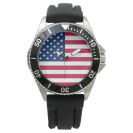 United States of America Flag Armbanduhr