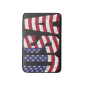 United States of America Flag Bath Mat Badematte (Vorderseite Vertikal)