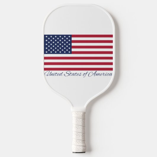 United States of America Flag Pickleball Schläger (Vorderseite)