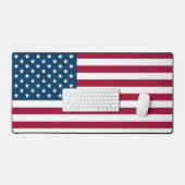 United States of America Flag Schreibtischunterlage (Tastatur & Maus)