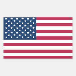 United States of America Rechteckiger Aufkleber