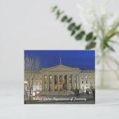 United States Treasury Department Washington DC Postkarte (Stehend Vorderseite)
