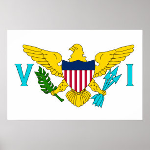 United States Virgin Islands, Vereinigte Staaten Poster