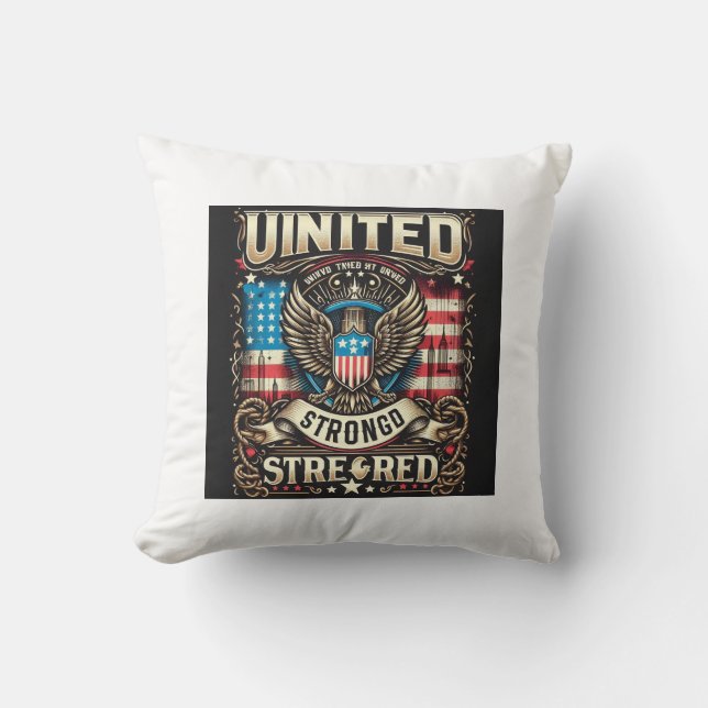 United Strong Proud Kissen (Vorderseite)