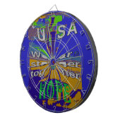 United USA Hope Stronger Together Dartscheibe (Vorderseite rechts)
