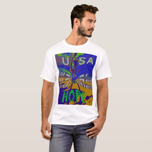 United USA Hope Stronger Together T-Shirt (Vorne ganz)