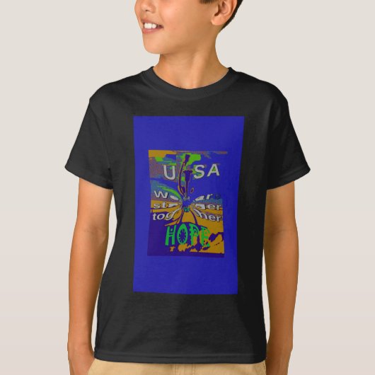 United USA Hope Stronger Together T-Shirt (Vorderseite)