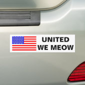 United We Meow Autoaufkleber (Auf Auto)
