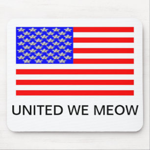 United We Meow Mousepad