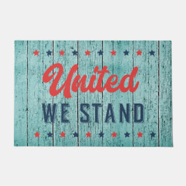 United We Stand Patriotic Door Mat Fußmatte