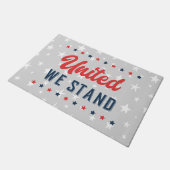 United We Stand Patriotic Fußmatte (Schrägansicht)