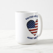 United We Stand Patriotic Kaffeetasse (VorderseiteRechts)
