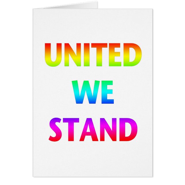United We Stand Rainbow (Vorne)