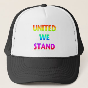United We Stand Rainbow Truckerkappe