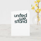 United We Stand Sticker Karte (Gelbe Blume)