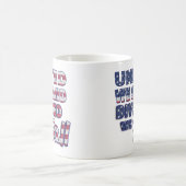 United We Stand Typografy Coffee Tasse (Mittel)