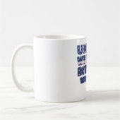 United We Stand Typografy Coffee Tasse (Links)