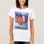 United We Stand USA & Frankreich Women's Basic T - T-Shirt (Vorderseite)