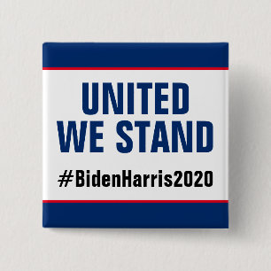United We Stand Vote Biden Harris 2020 Button
