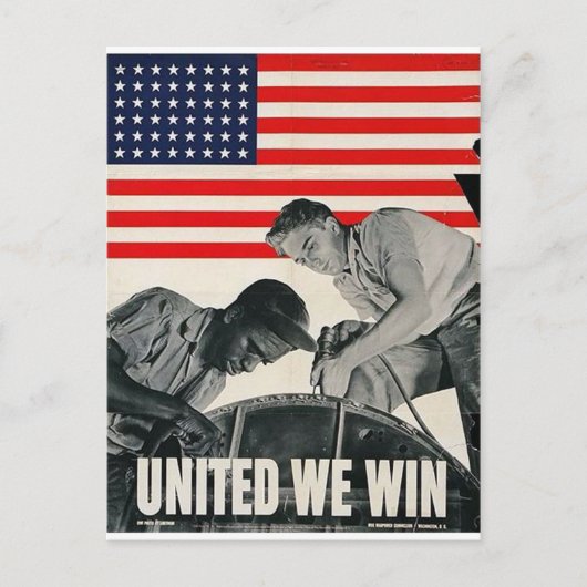 United We Win! Postkarte (Vorderseite)