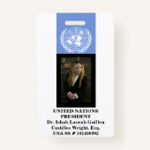 #UNITEDNATIONS AUSWEIS (Vorderseite)