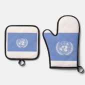 #UNITEDNATIONS OFENHANDSCHUH & Topflappen-Set (Vorderseite)