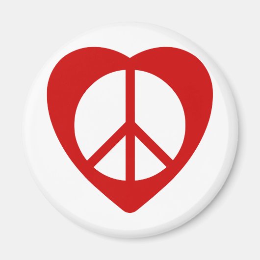 Unitheist-Friedenszeichen Magnet (Vorne)