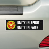 Unitheist-Logo Sonnenburst Autoaufkleber (Auf Auto)