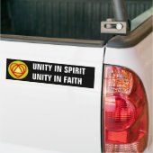 Unitheist-Logo Sonnenburst Autoaufkleber (Auf Lkw)