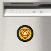 Unitheist-Logo Sonnenburst Magnet (In Situ (Geschirrspüler))