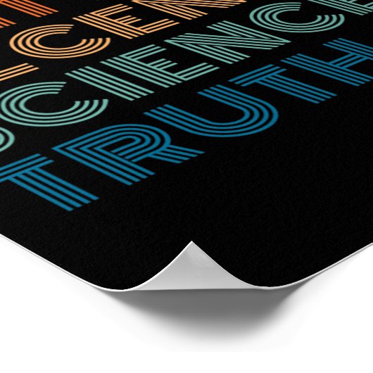 Unity Anstand Science Truth Poster (Ecke)
