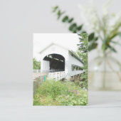 Unity Covered Bridge Postkarte (Stehend Vorderseite)