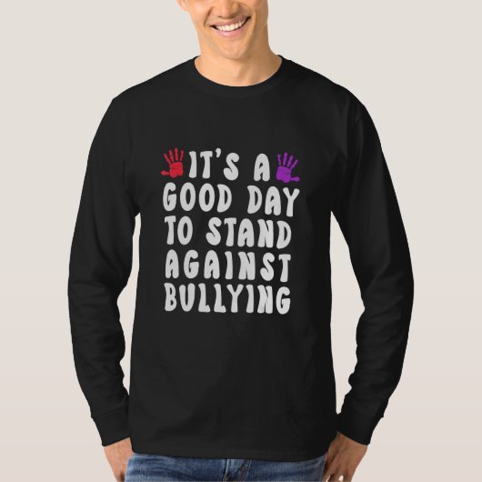 Unity Day Anti Bullying For Teachers T-Shirt (Vorderseite)