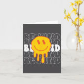 Unity Day Be Kind Kindness Smile Face Orange Groov Karte (Gelbe Blume)