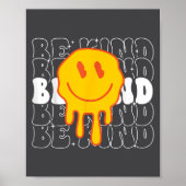 Unity Day Be Kind Kindness Smile Face Orange Groov Poster (Vorne)