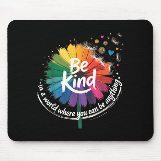Unity Day Orange Anti Mobbing Sei nett Freundlichk Mousepad (Vorne)