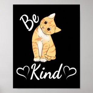Unity Day Orange Cat Anti Bullying Be gütiges Gesc Poster