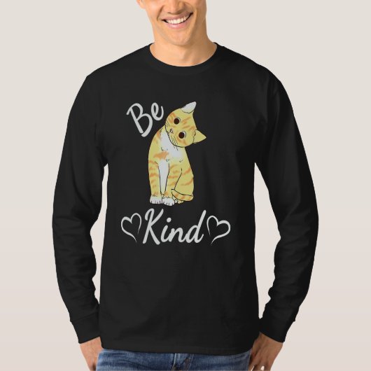 Unity Day Orange Cat Anti Bullying Be Kind T-Shirt (Vorderseite)